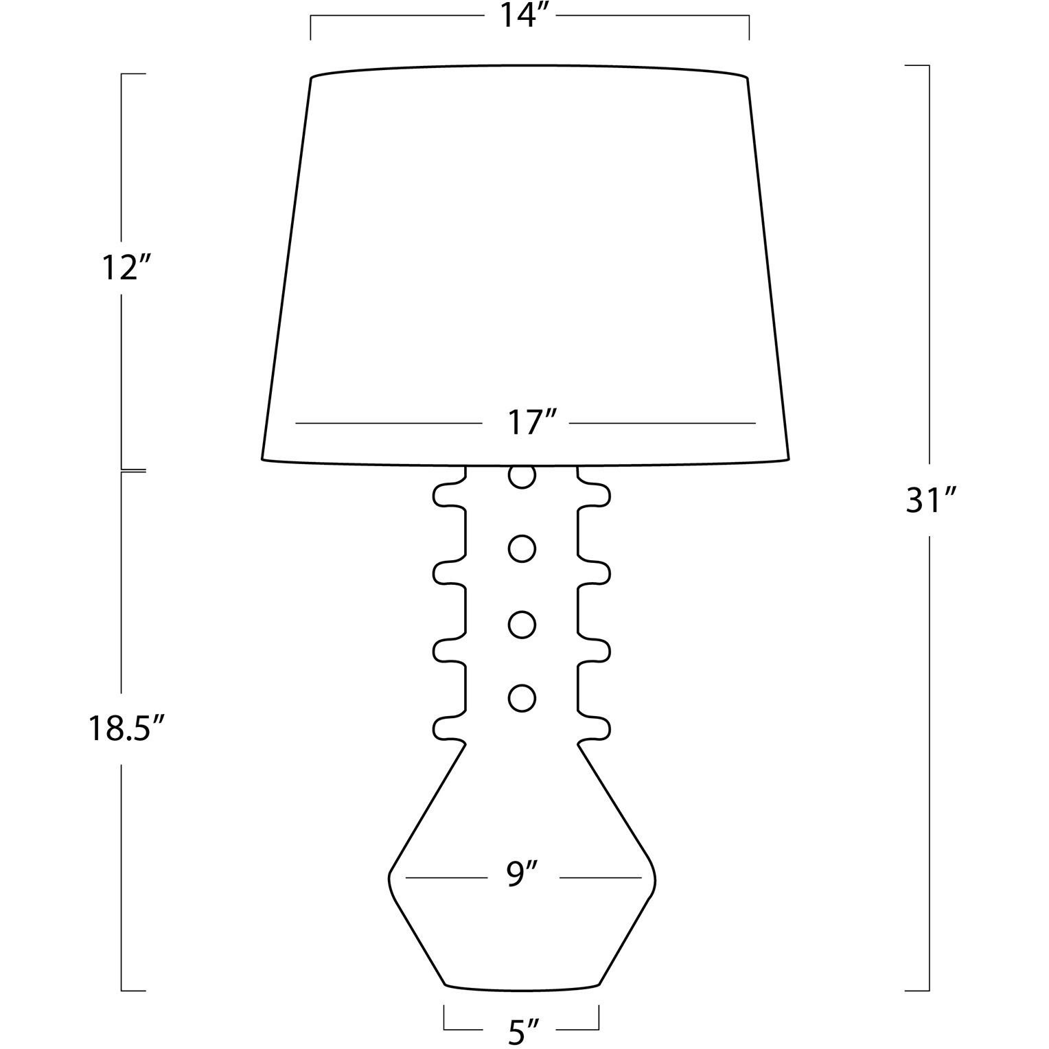 Norway 31 inch 150.00 watt White Table Lamp Portable Light