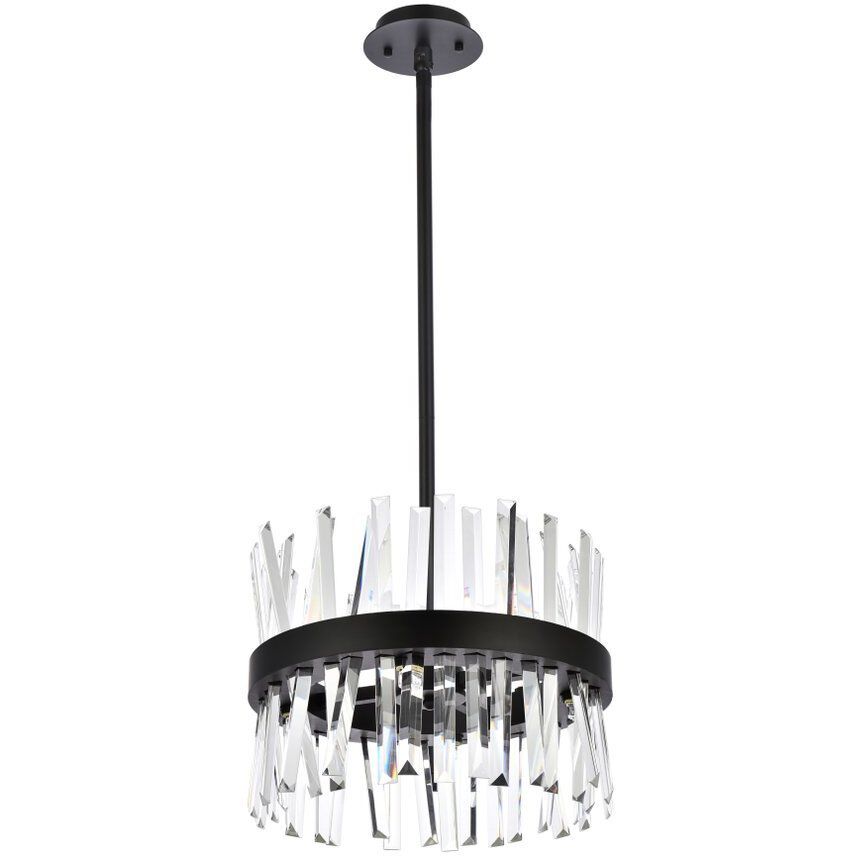 Serephina 8 Light 16 inch Black Pendant Ceiling Light
