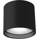 Falco 5.13 inch Black Flush Mount Ceiling Light