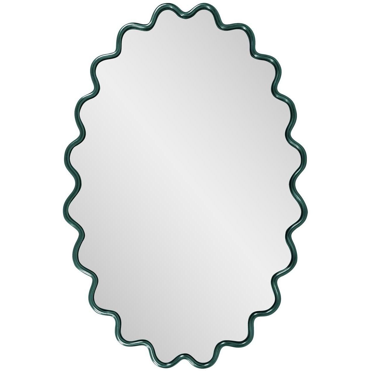 Cloud 36 X 24 inch Hunter Green Mirror