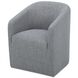 Sandy Grey Rolling Dining Chair