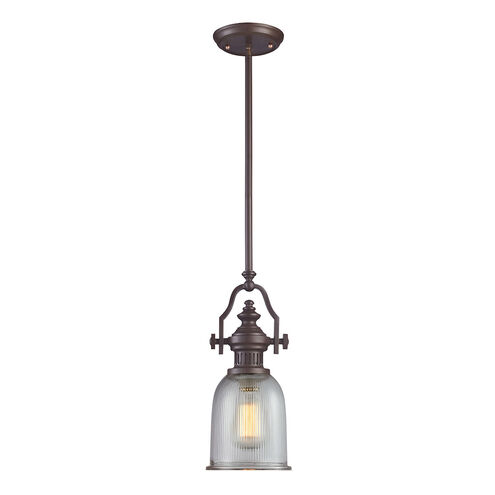 Sabrina 1 Light 7 inch Oiled Bronze Mini Pendant Ceiling Light