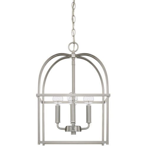 Elijah 4 Light 13 inch Brushed Nickel Foyer Ceiling Light