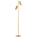 Constance 62.25 inch 6.00 watt Aged Brass Task Floor Lamp Portable Light
