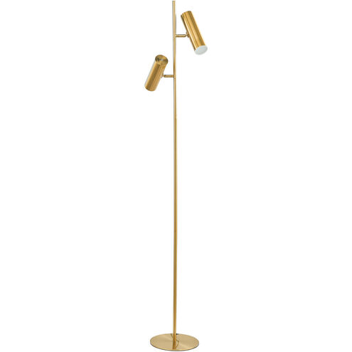 Constance 62.25 inch 6.00 watt Aged Brass Task Floor Lamp Portable Light