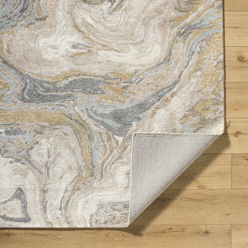 Kavita 168 X 120 inch Khaki / Prairie Dust / Ash / Nickel Handmade Rug in 10 x 14