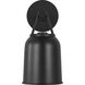 Richard June Liora 1 Light 11.13 inch Textured Black Outdoor Wall Light