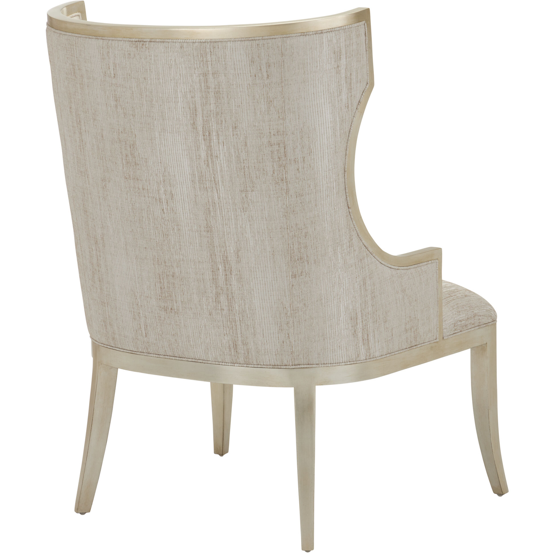 Garson Silver and Fresh File Linen Chair
