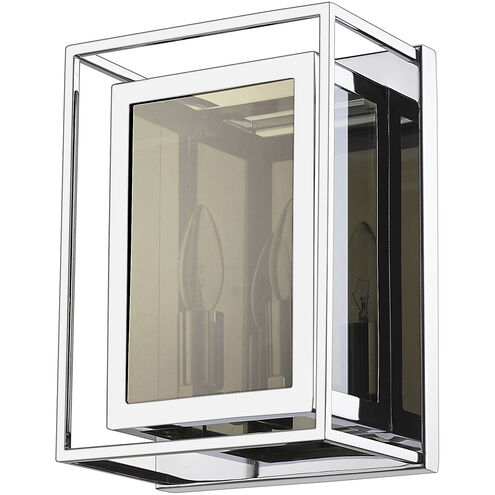 Infinity 2 Light 8.25 inch Chrome Wall Sconce Wall Light