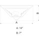 Bozeman LED 14 inch Burnished Bronze Flush Mount Ceiling Light