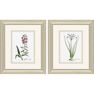 Rose Botanical Pink and Green Framed Art