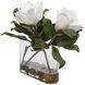 Middleton White Magnolia Blooms Flower Centerpiece