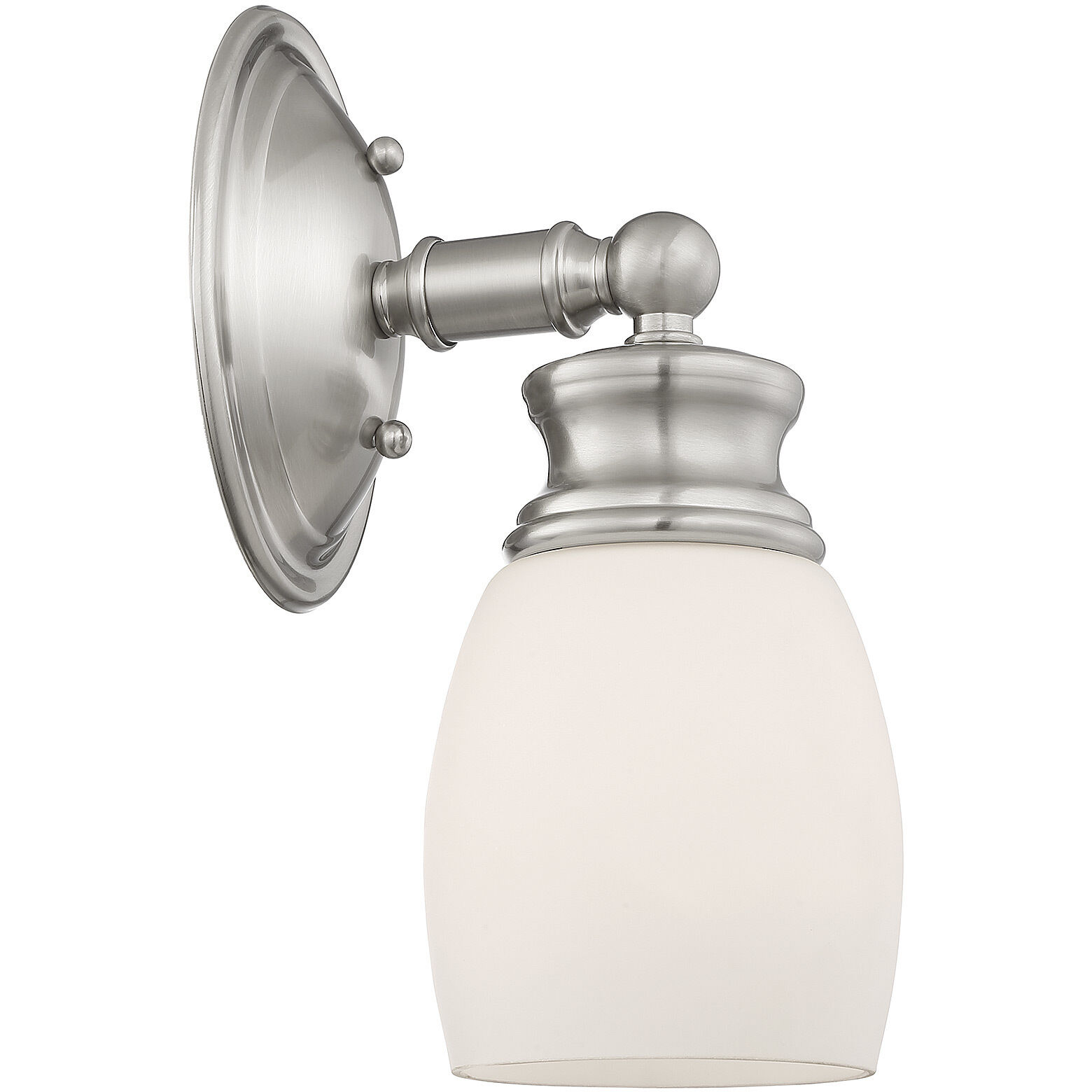 Elise 1 Light 4.5 inch Satin Nickel Wall Sconce Wall Light, Essentials