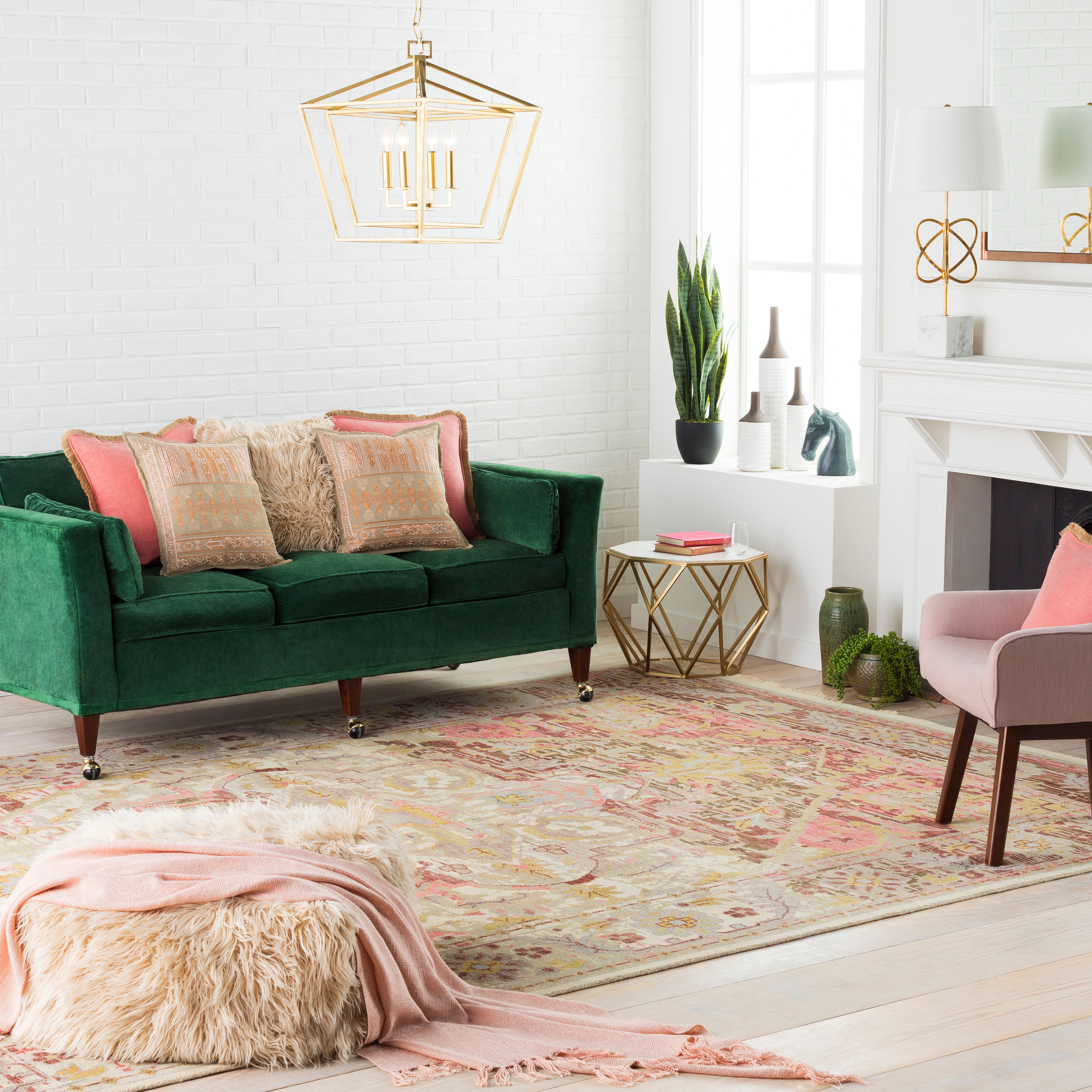 Cappadocia 168 X 120 inch Plum Rug in 10 x 14, Rectangle