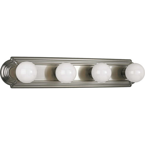 Broadway 4 Light 24 inch Brushed Nickel Bath Vanity Wall Light