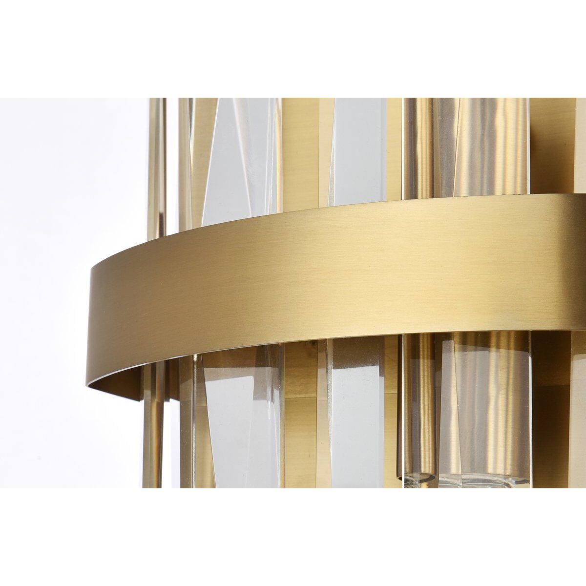 Serena 2 Light 8 inch Satin Gold Bath Sconce Wall Light