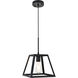 Resolute 1 Light 9 inch Black Pendant Ceiling Light