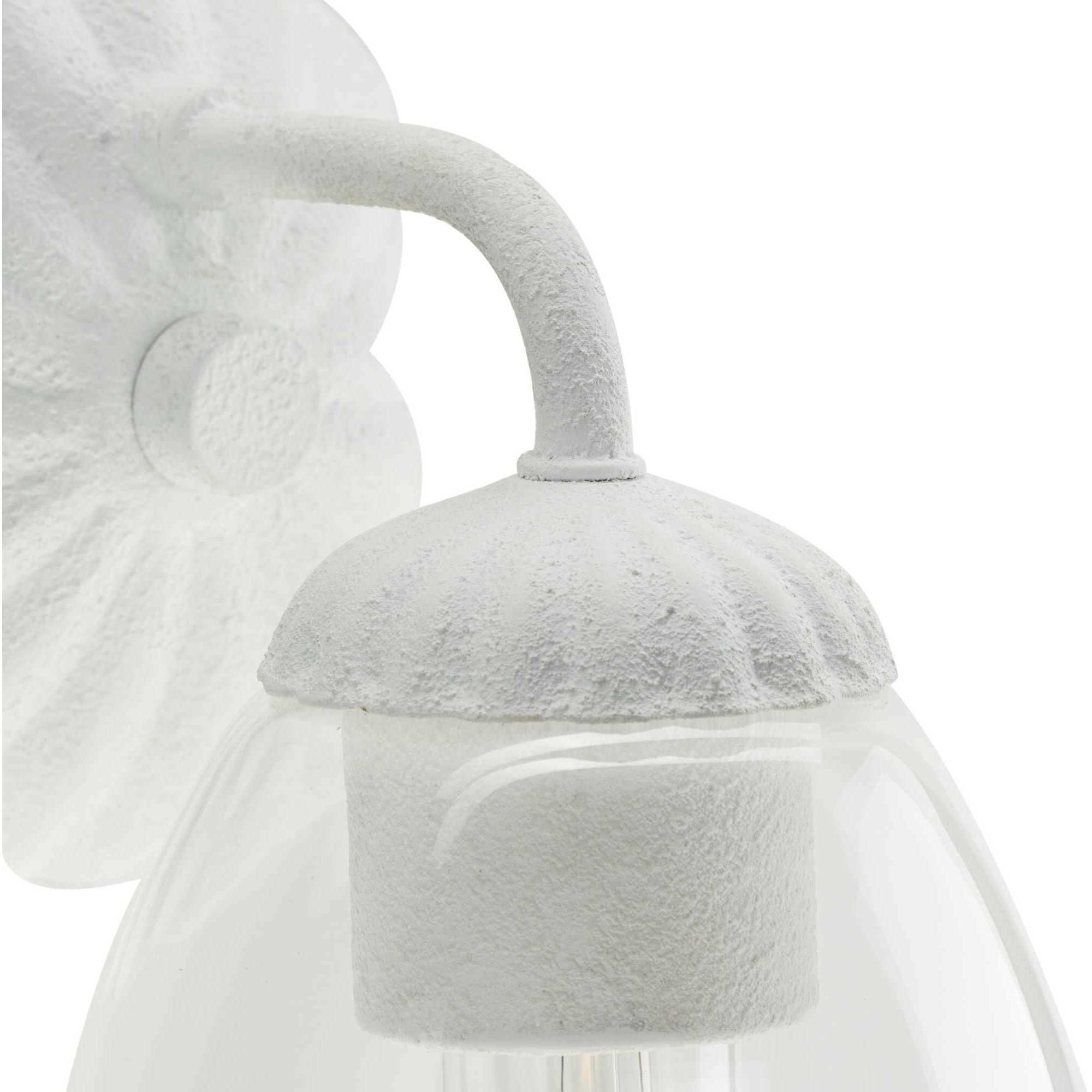 Quillan 1 Light 5 inch White Plaster Bathroom Vanity Light Wall Light