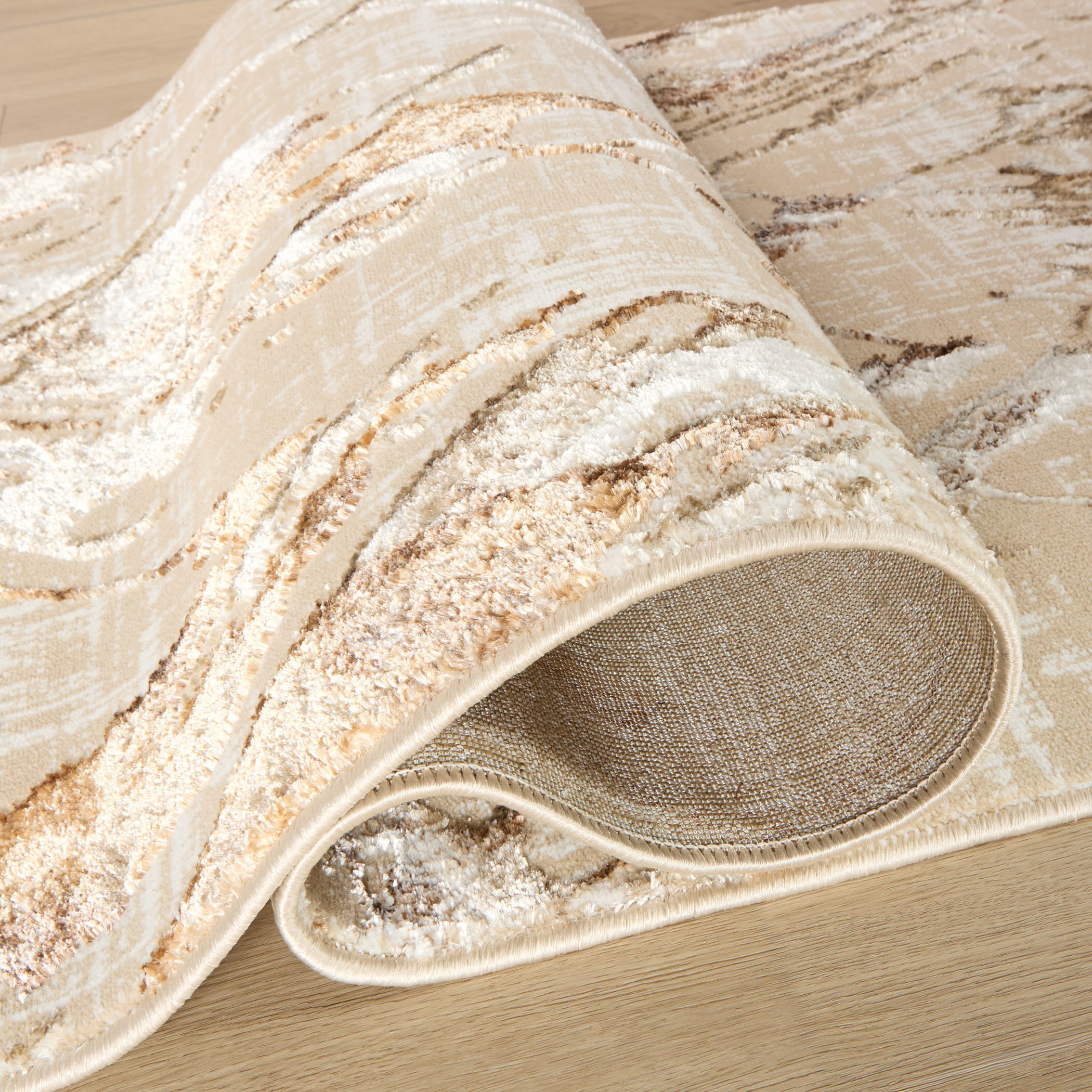 Piave Brown and Beige Indoor Rug