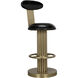 Sedes 39 inch Antique Brass Counter Stool