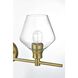 Gene 2 Light 19 inch Satin Gold Bath Sconce Wall Light