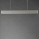 Delphi LED 47.25 inch Chaulk White Linear Pendant Ceiling Light