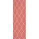 Fallon 96 X 30 inch Rose, Ivory Rug