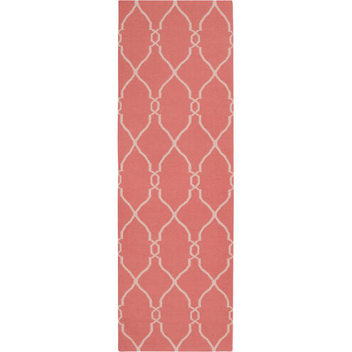 Fallon 96 X 30 inch Rose, Ivory Rug