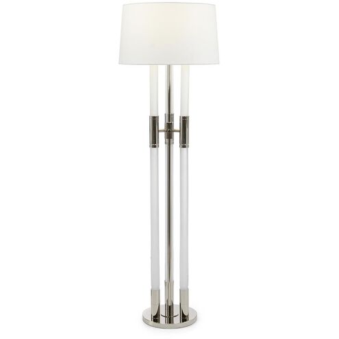 Troika 69.5 inch 150.00 watt Polished Nickel Floor Lamp Portable Light