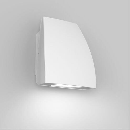 Endurance LED 7 inch Architectural White Outdoor Wall Light in 5000K, 19