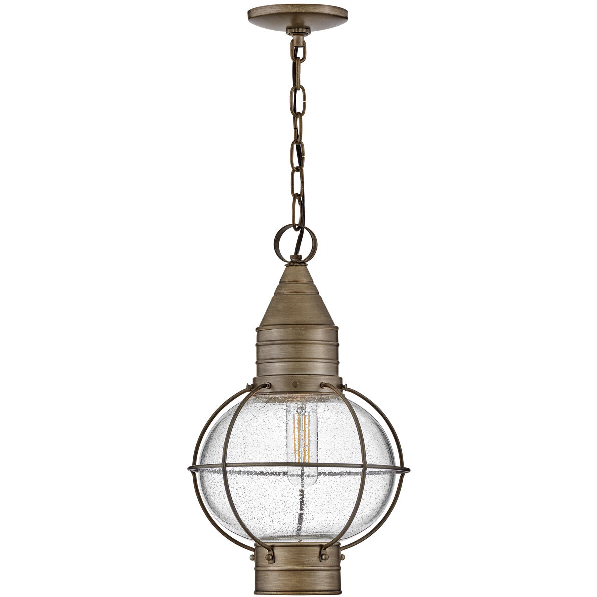 Cape Cod 1 Light 11 inch Burnished Bronze Outdoor Hanging