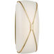 Champalimaud Fondant LED 6.5 inch Soft Brass Linear Bath Sconce Wall Light
