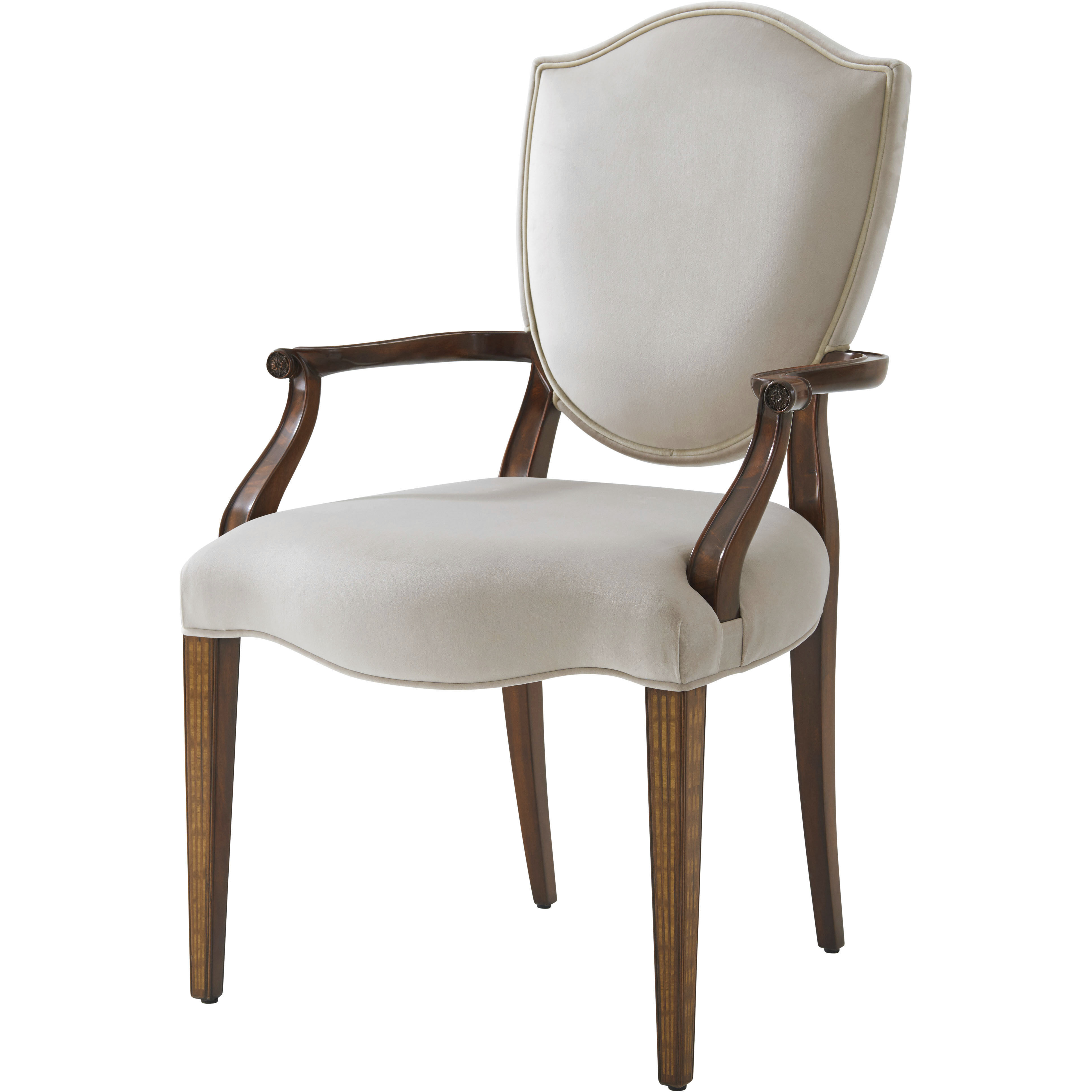 The Holborn Dining Armchair, Wooden, Upholstered, Stephen Church