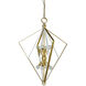 Zoe 8 Light 25 inch Satin Brass with Matte Black Accents Foyer Chandelier Ceiling Light