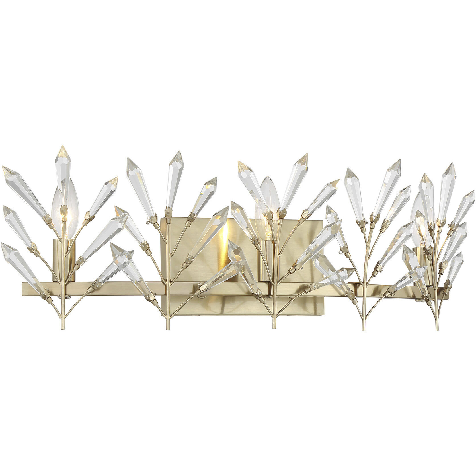 Orianna 3 Light 24 inch Noble Brass Bathroom Vanity Light Wall Light