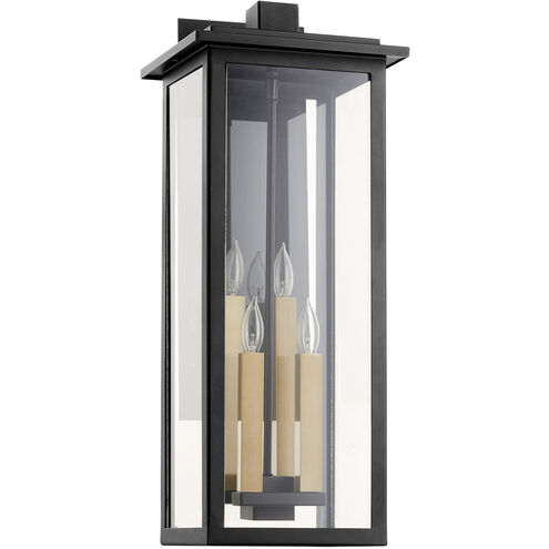 Westerly 4 Light 25 inch Noir Outdoor Wall Lantern