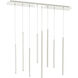 Linea LED 2 inch White Pendant Ceiling Light, Cylinder Cluster