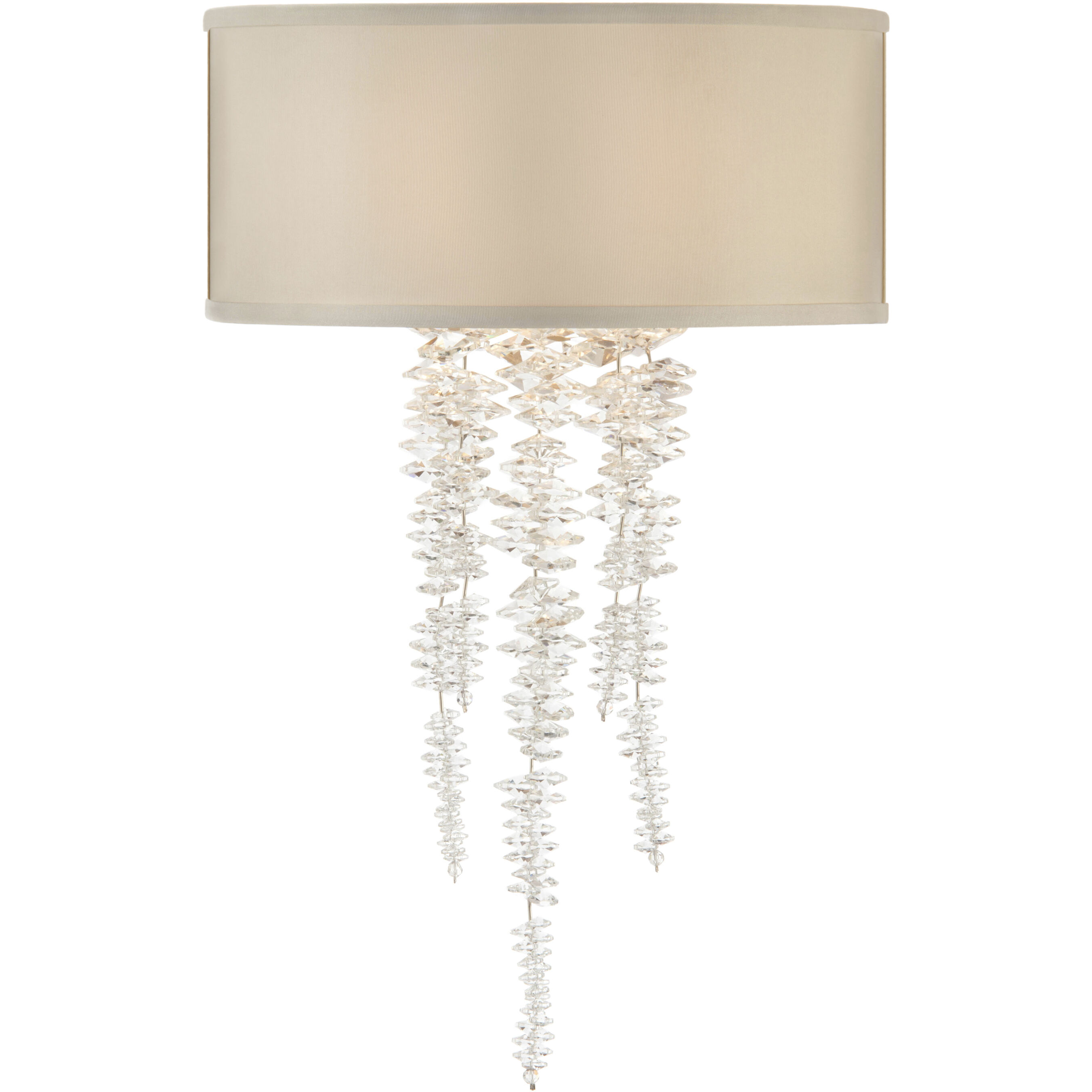 Cascading 1 Light 13 inch Antique Silver Leaf Wall Sconce Wall Light