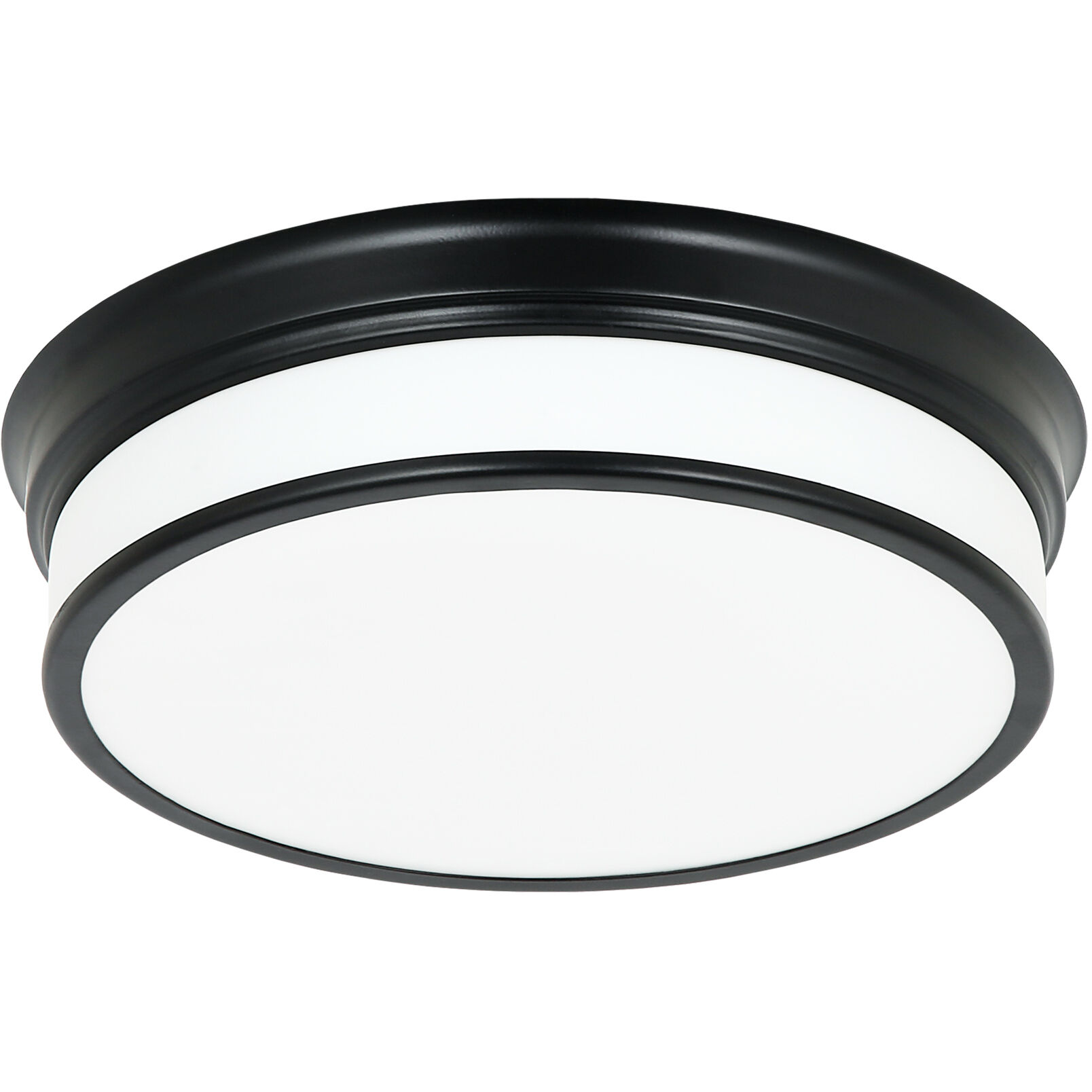 Navo LED 10 inch Black Flush Mount Ceiling Light