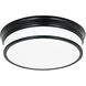 Navo LED 10 inch Black Flush Mount Ceiling Light