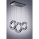 Charm LED 20.5 inch Polished Chrome Linear Pendant Ceiling Light
