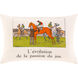 La Guirlande 18 X 12 inch Cream/Lime/Bright Orange/Camel/Khaki/Ivory/Aqua Pillow Kit, Lumbar