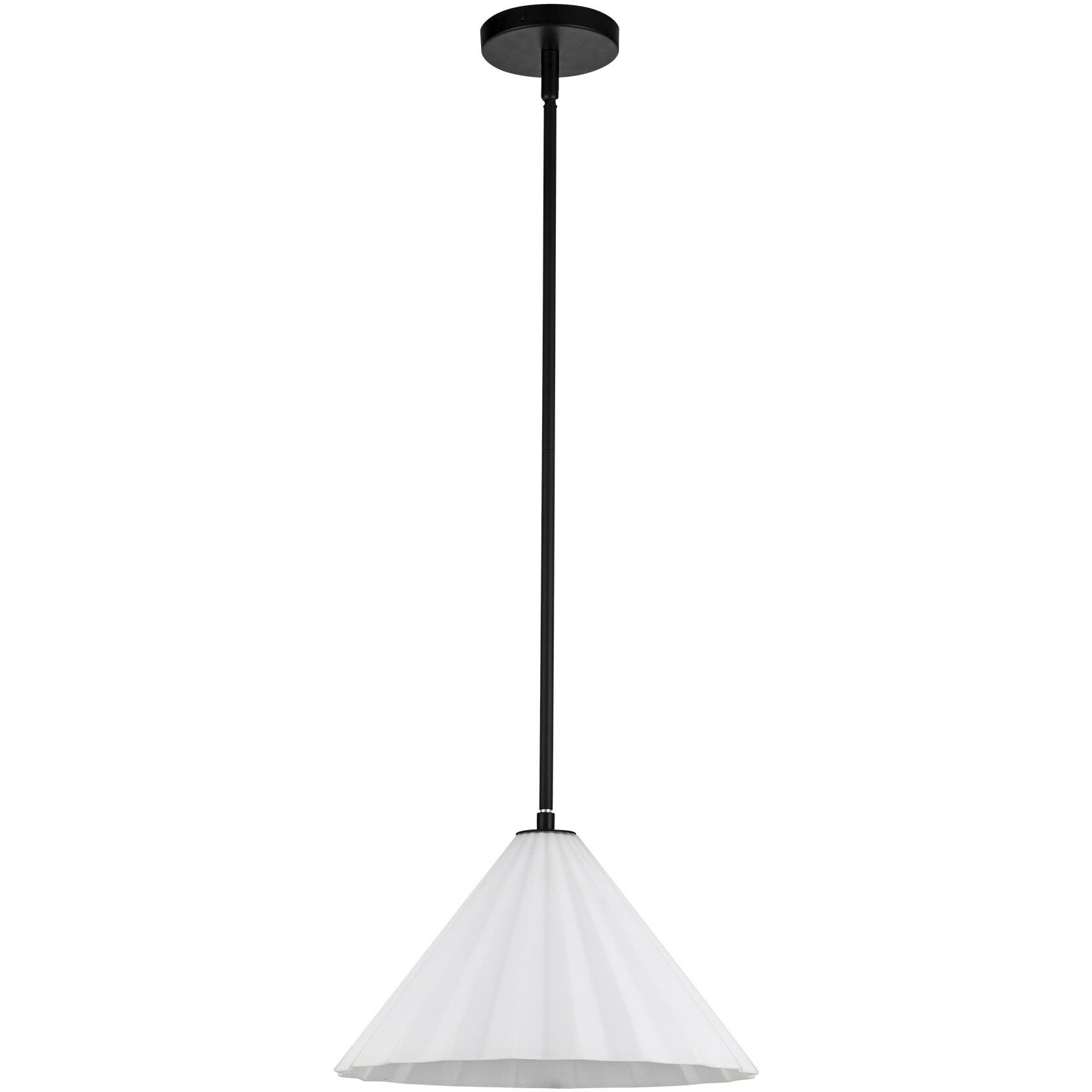 Alora Mood Serena Pendant Ceiling Light in Matte Black