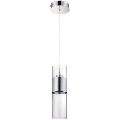 Lola 1 Light 5 inch Chrome Pendant Ceiling Light