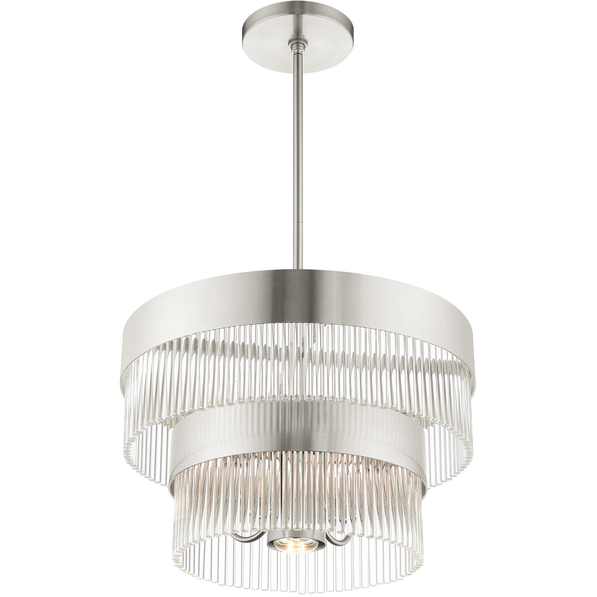 Norwich 5 Light 20 inch Brushed Nickel Chandelier Ceiling Light