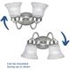 Clarence 2 Light 11.75 inch Brushed Nickel Bath Vanity Wall Light