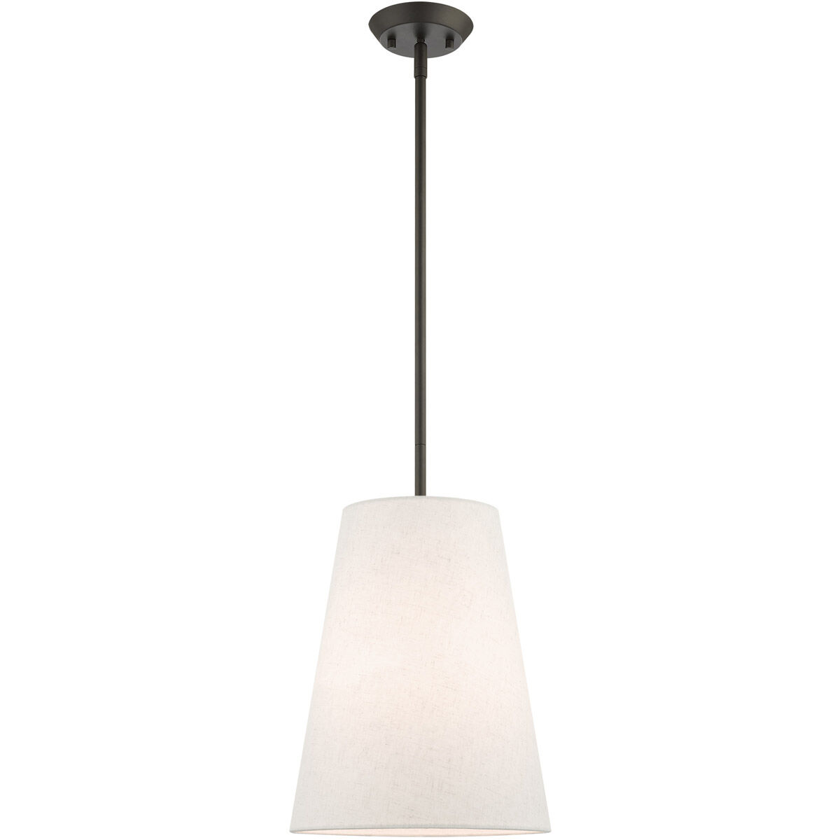 Prato 1 Light 11 inch Bronze Pendant Ceiling Light