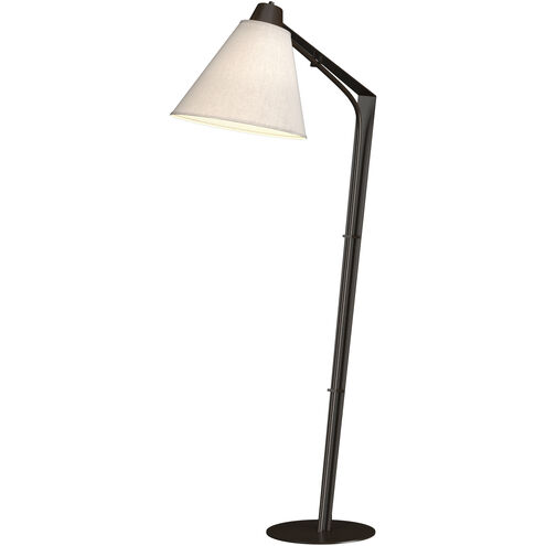 Reach 55.2 inch 100 watt Oil Rubbed Bronze Floor Lamp Portable Light in Flax