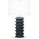 Antonio 26.75 inch 150.00 watt Black Matte Table Lamp Portable Light