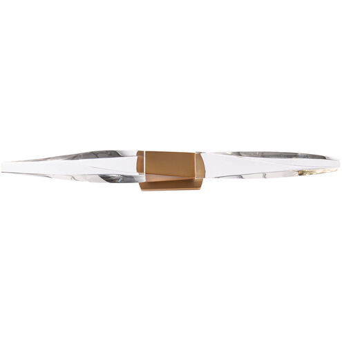 Kindjal LED 27 inch Aged Brass Bath Vanity & Wall Light, Beyond